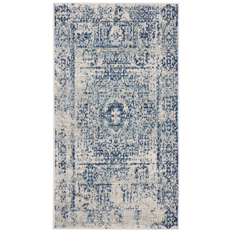 Huma Blue/Ivory Area Rug & Reviews AllModern